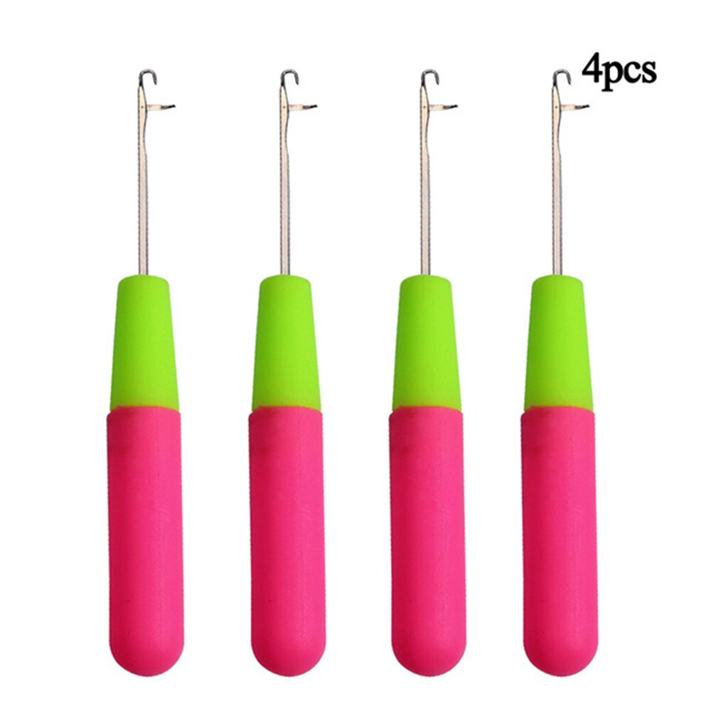 Latch Hook Crochet Needle Dread-lock Knitt Hair Crochet Needle Hook Hair Weaving: 4pcs