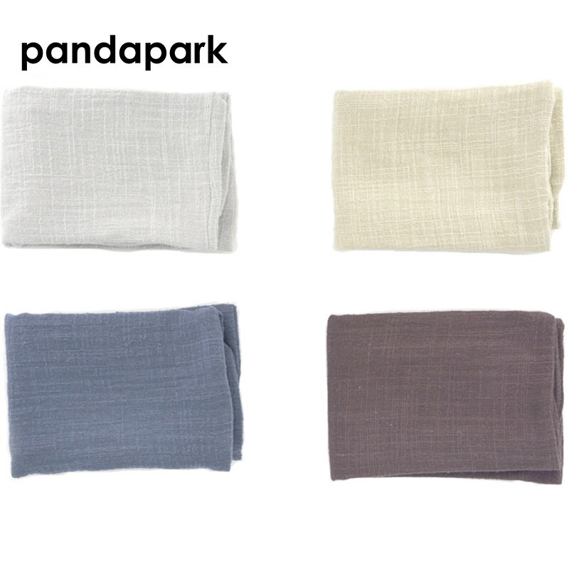 Pandapark Solid Simple Japanese Style Mat Napkin Cotton Linen Dessert Table Napkin Tea Towels Kitchen Dishcloth Placemats PPM039
