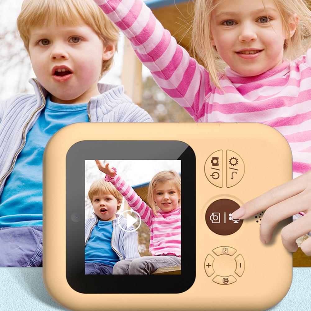 1080P 32GB Children Instant Camera Grayscale Printing Camera Kids Boys Girls 2.4 inch Screen Camera Toy For Birthday