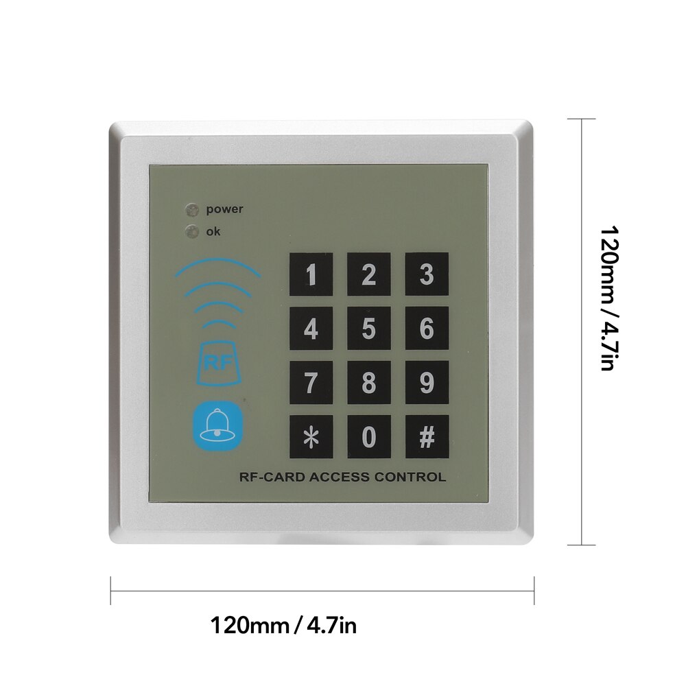 Door RF-Card Password Keyboard Access Control System Device Machine Security 125Khz RFID Proximity Entry Door Lock 10000 user
