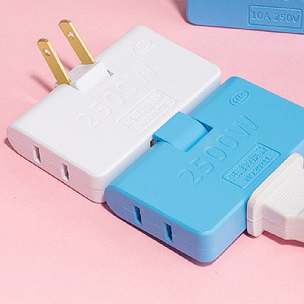 Adaptateur De Voyage 2 Broches - Prise Européenne Vers Prise US - Pour Chargeurs 110-250V - Lot De 2