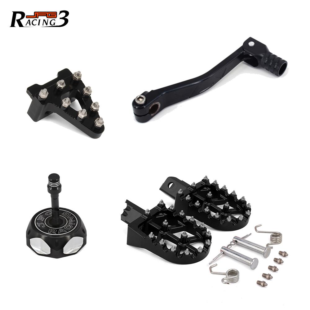 Motorcycle Foot Peg Rests Footpeg Brake Pedal Tip Shifter Shift Lever Gas Fuel Tank Cap Cover For HONDA CRF50 XR50 KAYO SDG SSR