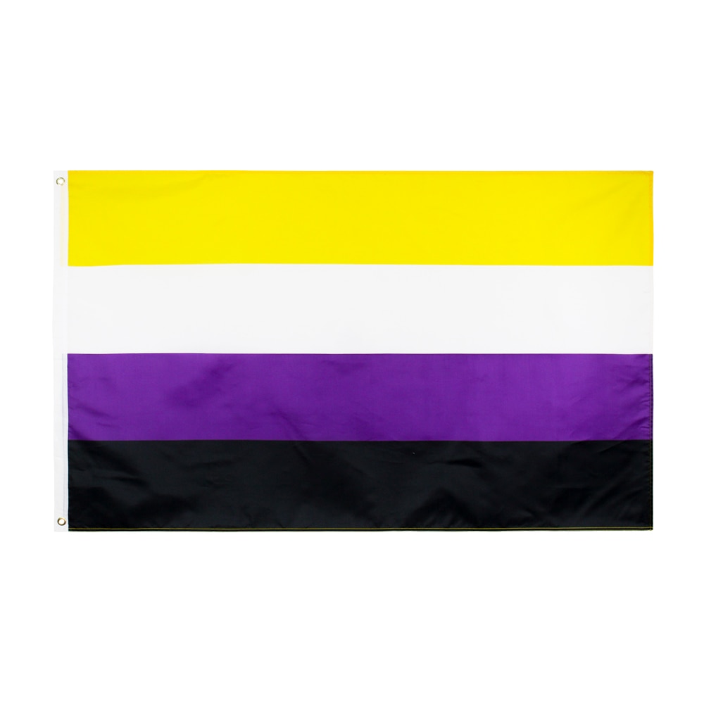 NB Pride Genderqueer GQ Gender Identity NONBINARY Non-Binary Flag 90x150cm