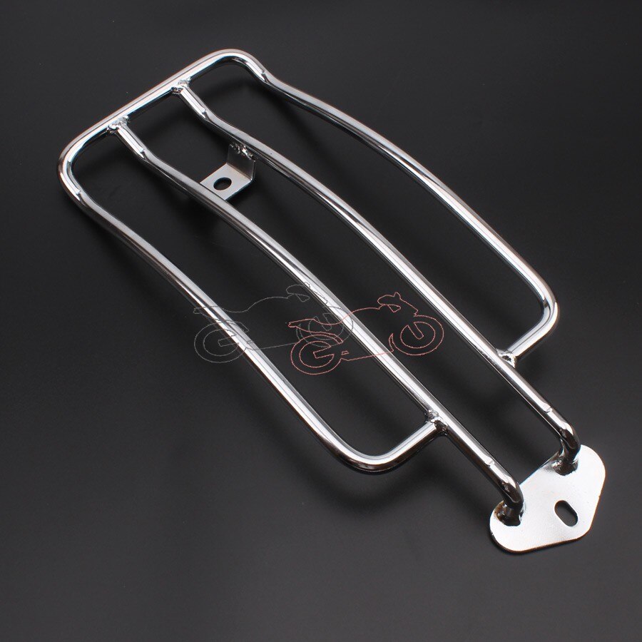 Portaequipajes para motocicleta Harley Sportster XL 85-03, asiento individual, estante de soporte, Marco con Stock, acero cromado pintado, 1 ud.