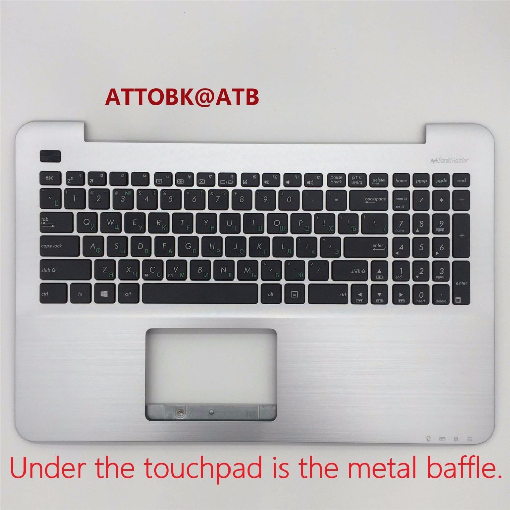RU standard Laptop keyboard for Asus F555 A555L X555S X555Y A555B A555U A555Q R556L VM510L X555B A555Y X555QG With Shell