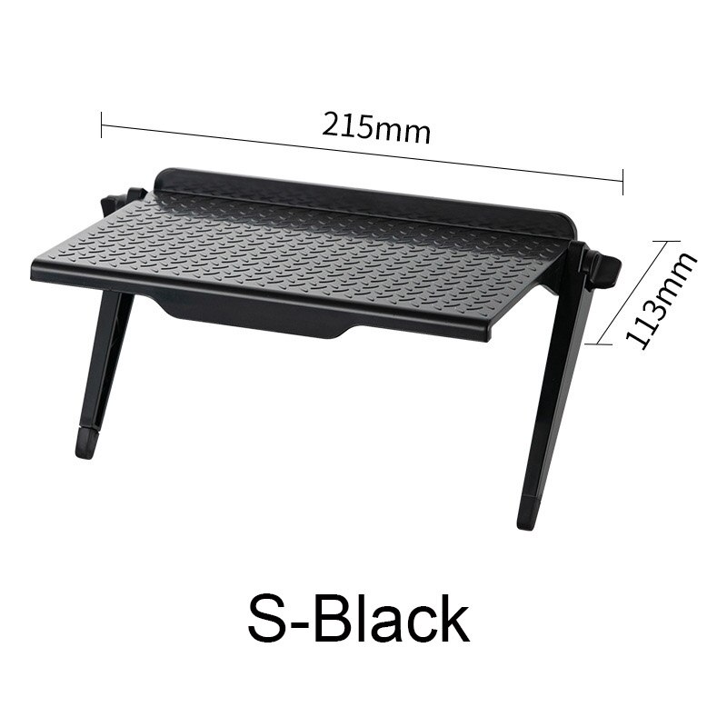 Adjustable TV Screen Top Storage Shelf Rack Holder Computer Monitor Desktop Stand TV Rack Display Shelf Storage Rack