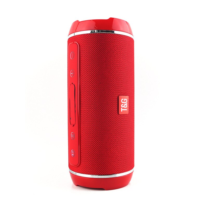 Draadloze Bluetooth Speakers High Power 40W Waterdichte Stereo Bass Draagbare Outdoor Kolom Muziekspeler Subwoofer Usb/Tf/aux MP3: Red