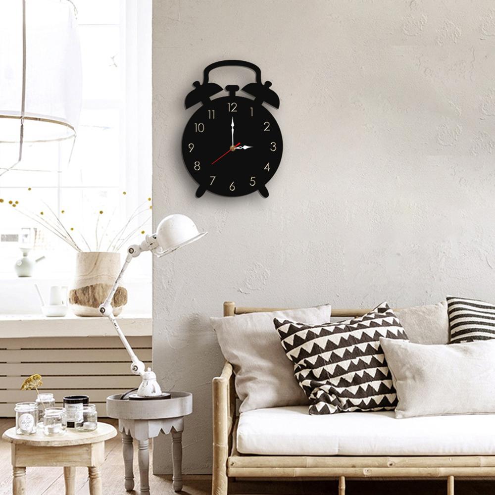 Nordic Silent Alarm Clock Style Wall Clock Modern Clocks Home Decor Office European Style Hanging Wall Watch Clocks CD