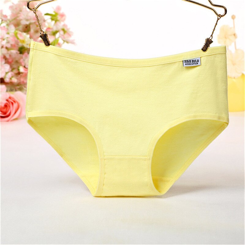 3 Pcs/Lot Women's Underpants Cotton Briefs Solid Low-Rise Lingerie Shorts Underwear Underpants For Women Girls L-3XL