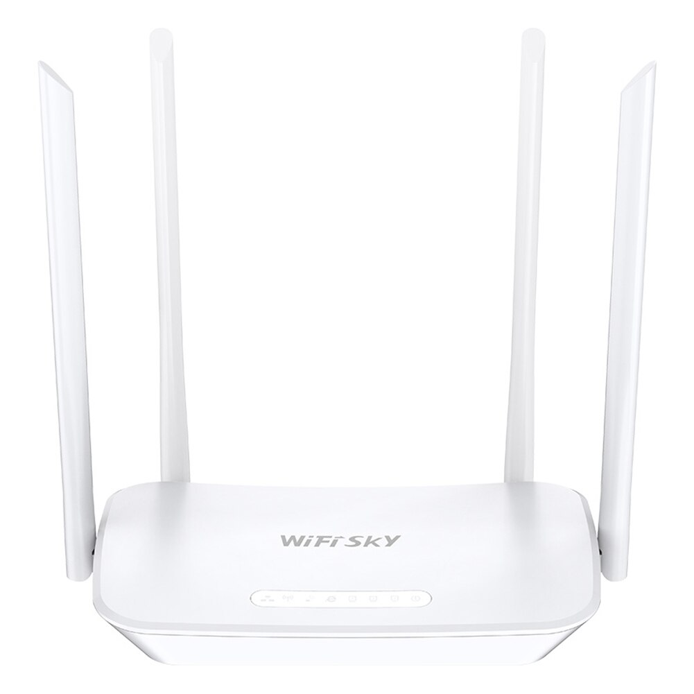 WIFI SKY WS-R640 Smart Home 300Mbps 2.4G antenna 4G WiFi Router w/ SIM Card Slot 2.4GHz WiFi Router US Plug For Home Office: Default Title