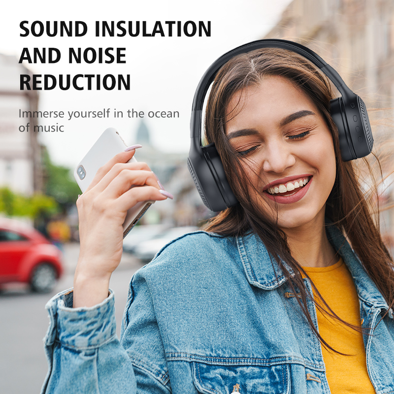 ZEALOT B19 Wireless Headphones with fm Radio Bluetooth Headset Stereo Earphone with Microphone for Computer Phone,Support TF,Aux