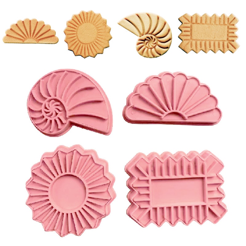 9 slags plastik kiks udstikker fondant kage dekorationsværktøj chokoladeform fondant prægeforme gør-det-selv bageværktøj