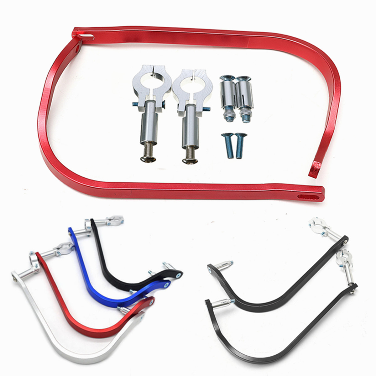 2x7/8 "22mm Universal Motorcycle Hand Guards Protector Motocross Dirt bike Handguards Stuur Guards Aluminium hand Bar Stand