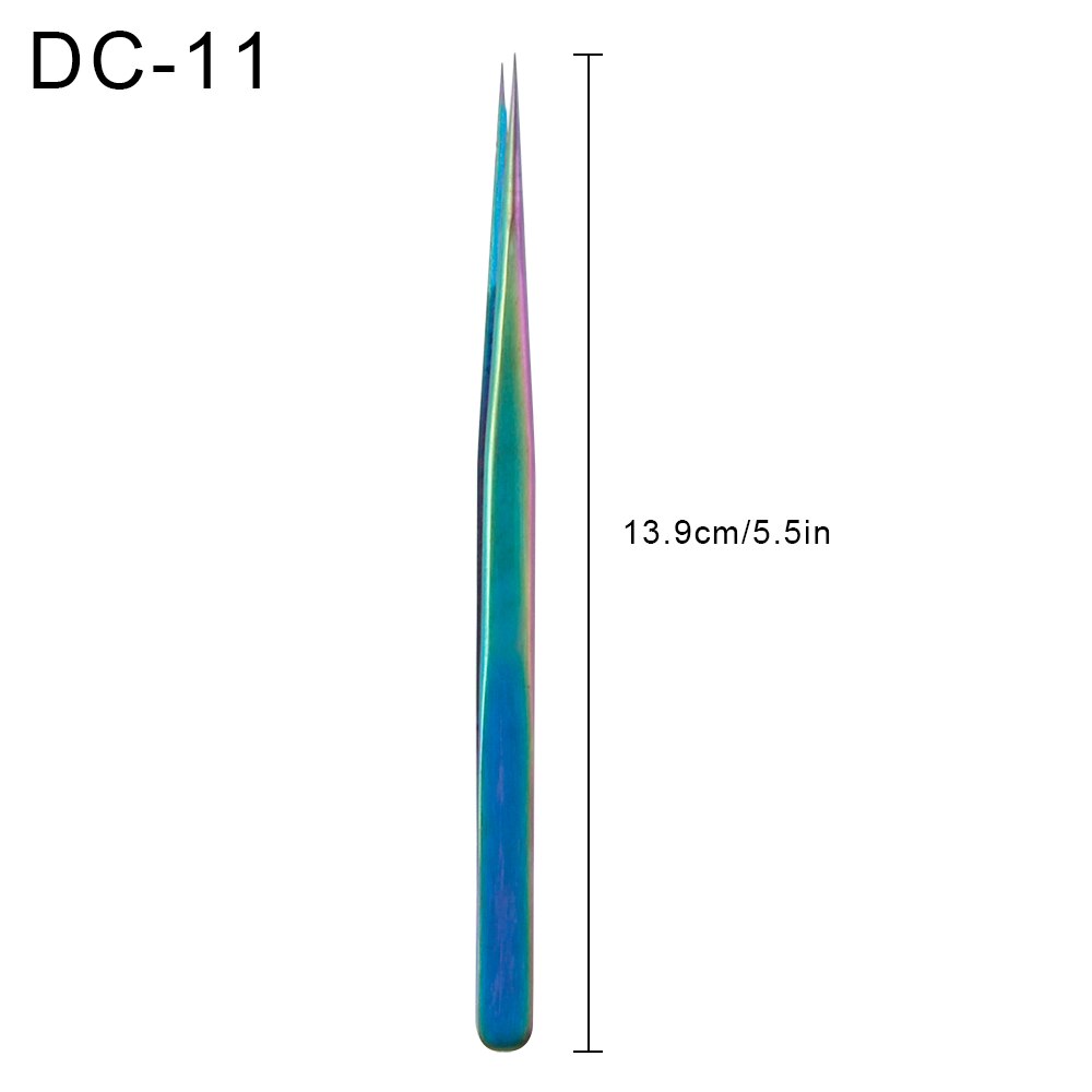 Stainless Steel Nail Clipper Cutter Scissor Rainbow Tweezer Clipper Dead Skin Remover Edge Cutter Plier Manicure Nail Art Tools: DC11
