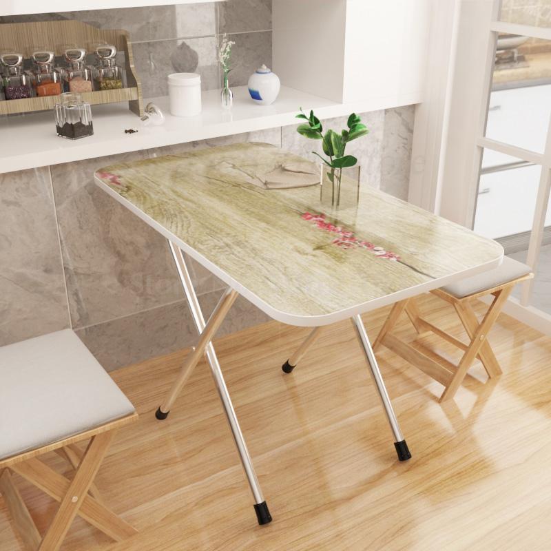 8000 Klapptisch Kleine Haushalts Einfache Esstisch Haushalts Tisch Einfache Außen Tragbaren Tisch Klapptisch: 80x40x50cm 18