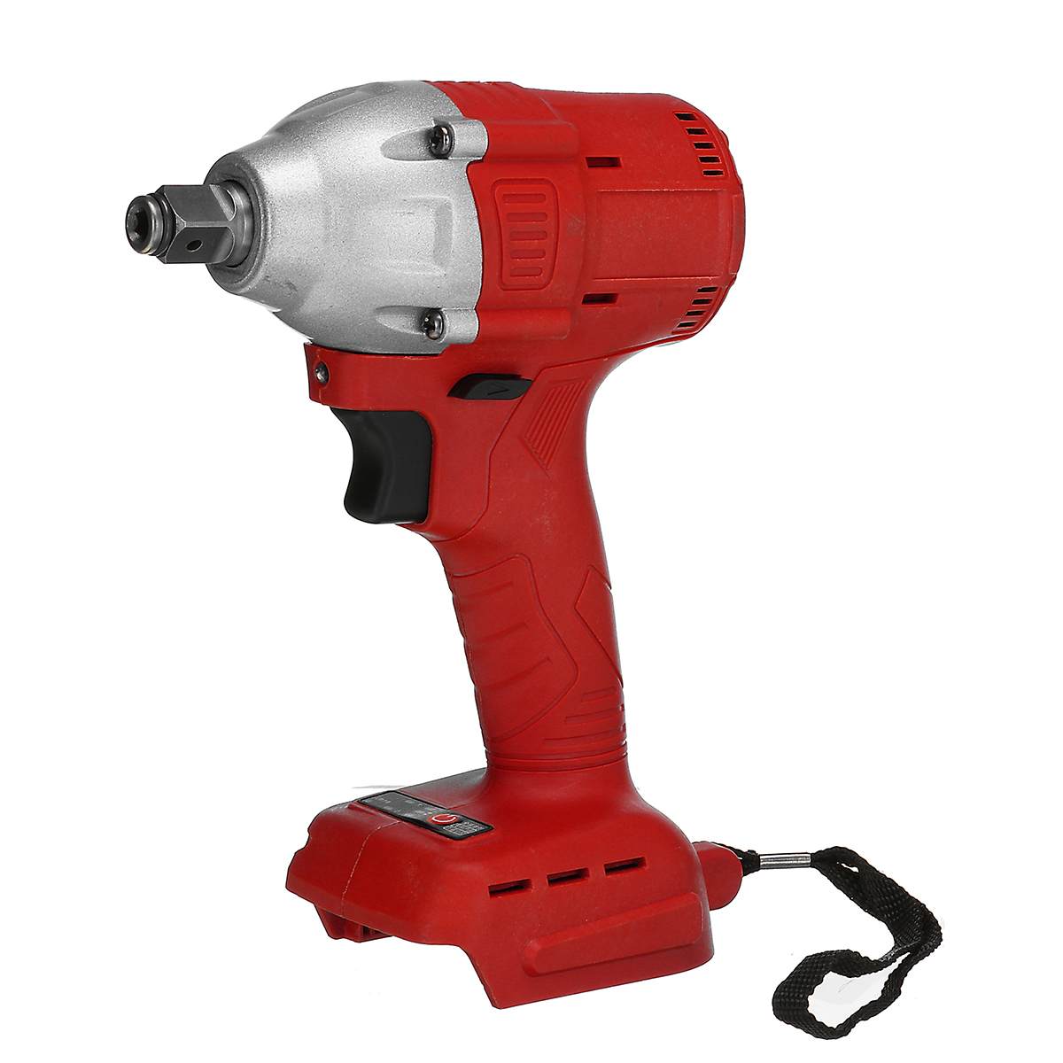 18v elektrische borstelloze slagschroevendraaiers 32mm 588n. m koppel oplaadbare 1/2 dopsleutel elektrisch gereedschap draadloos voor makita accu: Rood