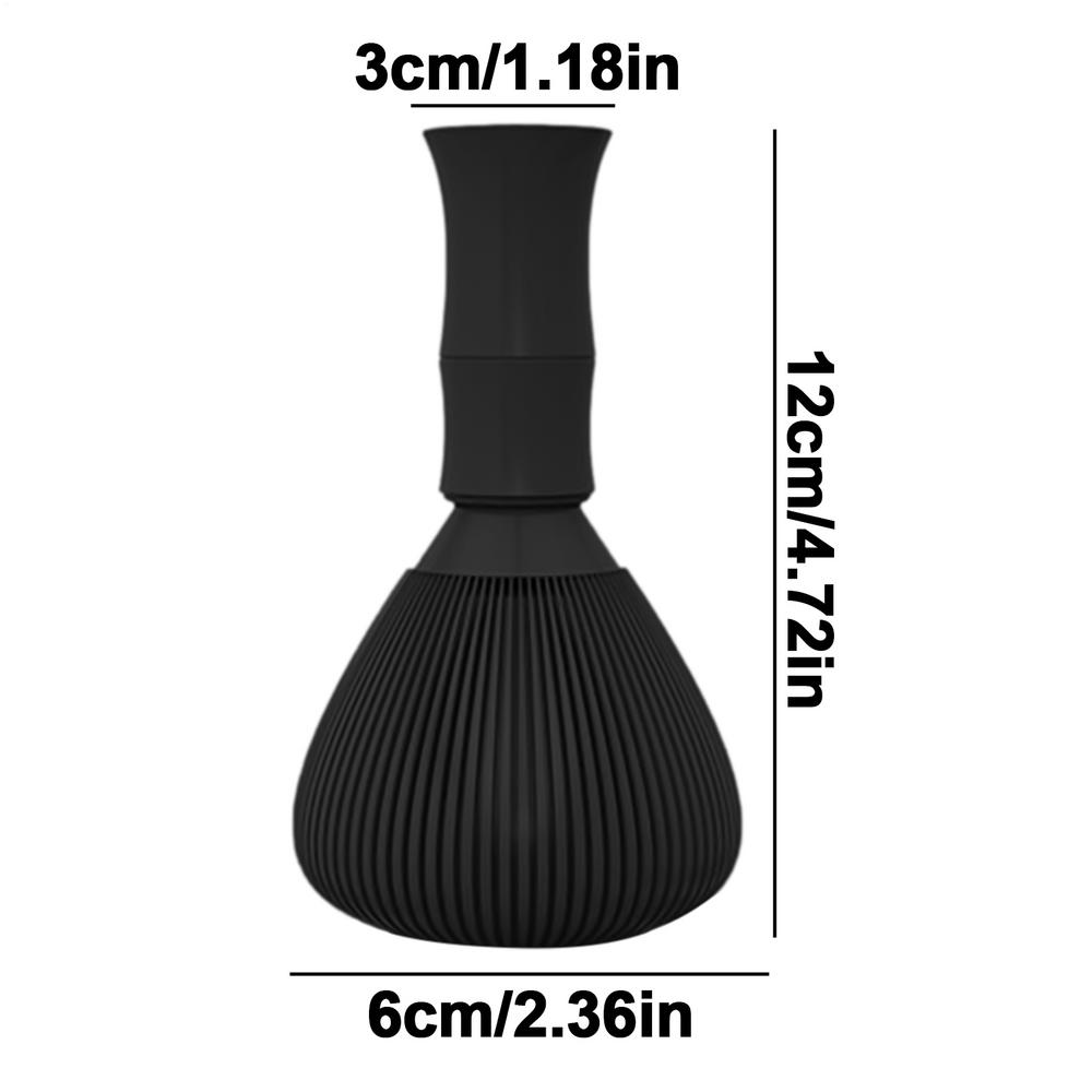 Matcha Garde Traditionele Matcha Garde Herbruikbare Matcha Groene Thee Borstel Verwijderbare Thee Garde Veilig Matcha Mixer Keuken Accessoires: Black