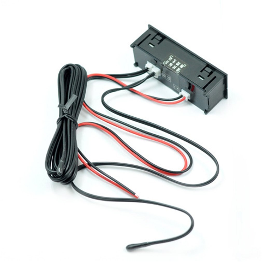 3-In-1 Auto Voertuig Klok Digitale Buis Led Voltmeter Thermometer Tijd Automobiel Tafel Klokken Dial elektronische Klok