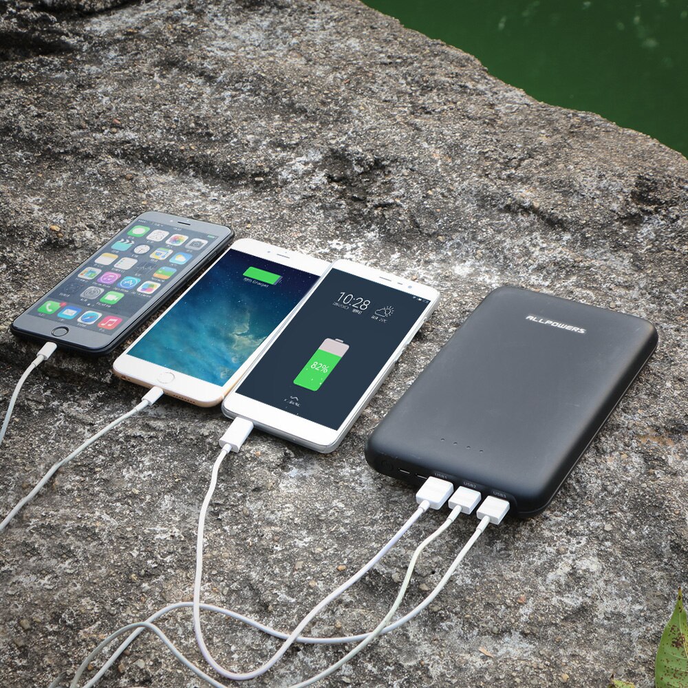 Allpowers Power Bank 30000 Mah Draagbare Telefoon Externe Batterij Pack Met 3 Output 2 Input Quick Opladen Voor Mobiele Telefoon iphone