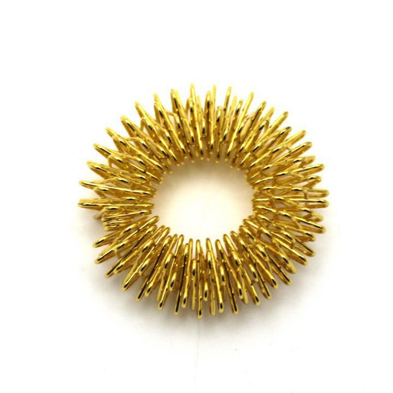Neue Mini Finger Massage Ring goldene Finger Ring Massagegerät