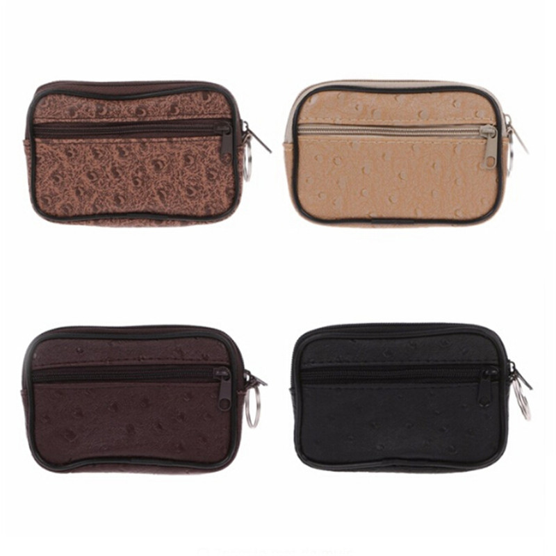 Mini Soft Men Women Card Coin Key Holder Zip Change Purse Pouch Wallet Pouch Bag Purse Gi