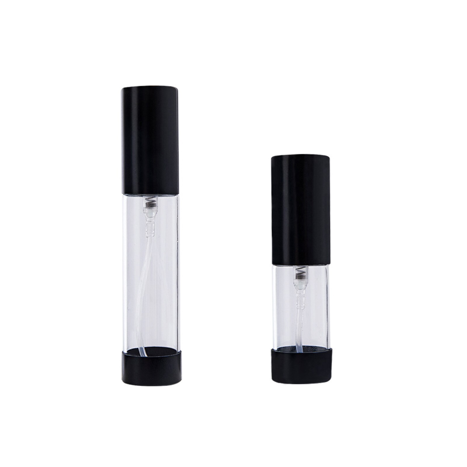 5ml 10ml Transparent Glass Perfume Bottle With Base Refillable Portable Disinfectant Liquid Cosmetic Spray Bottle For Traveling