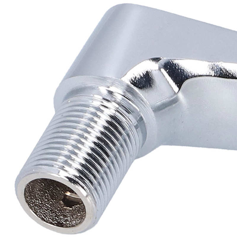 Shower Faucet Swing Shower Mixer Adapter Chrome Plated Finish with Gaskets for Home for Bathroom