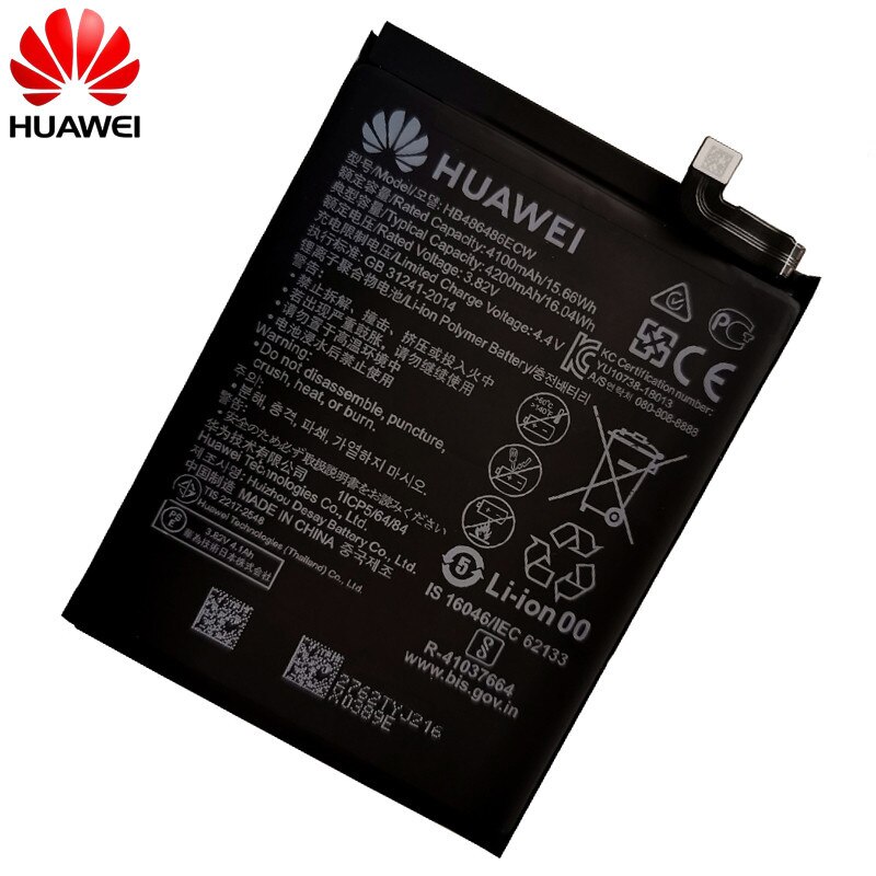 100% Original Replacement 4200mAh Battery HB486486ECW For Huawei Huawei P30 Pro Mate20 Pro Mate 20 Pro Genuine Phone Batteries
