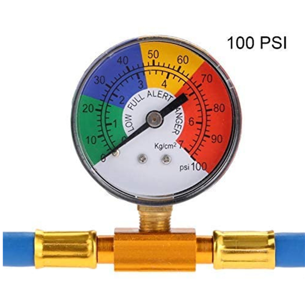 Freon r134a Automotive Air Conditioning Refill Hose Kit Low Pressure Air Conditioner Valve Core r134a Cylinder Refrigerant Tools