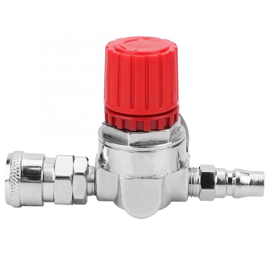 Pressure Regulator Valve Switch Control Valve Gauge with Male/Female Connector for Air Compressor