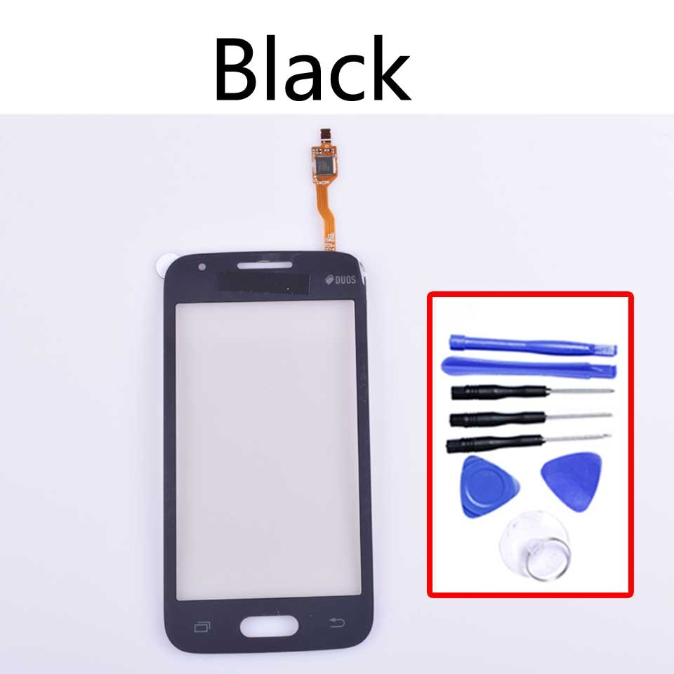 4.0"For Samsung Galaxy Trend 2 Lite \Ace 4 Neo SM-G318H G318 G318H Touch Screen Panel Sensor Digitizer Front Glass Lens: Black-With tool