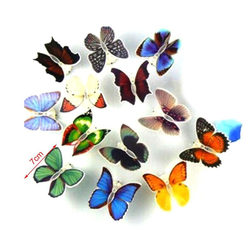 LED luminous butterfly colorful color changing night light toy