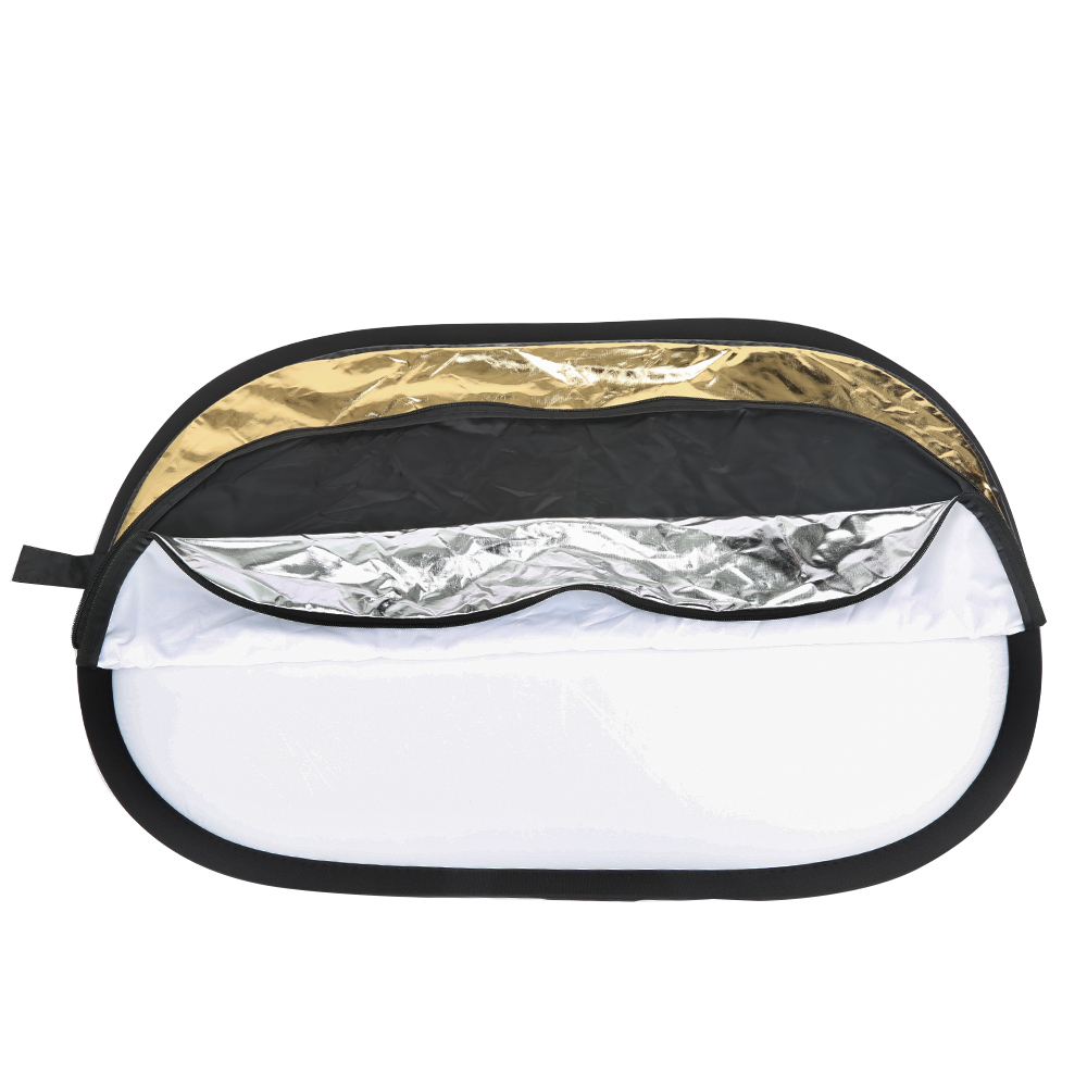 Godox – panneau de fond 5 en 1 60x90cm, réflecteur rond rectangulaire, disque diffuseur d&#39;éclairage pliable, noir argent or blanc