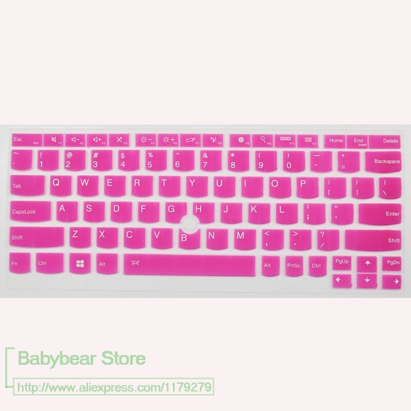 Silicone Keyboard Cover Keyboard Protector For Lenovo Thinkpad Yoga 370 380 X390 / Thinkpad L13 yoga 13 13.3 inch: rose