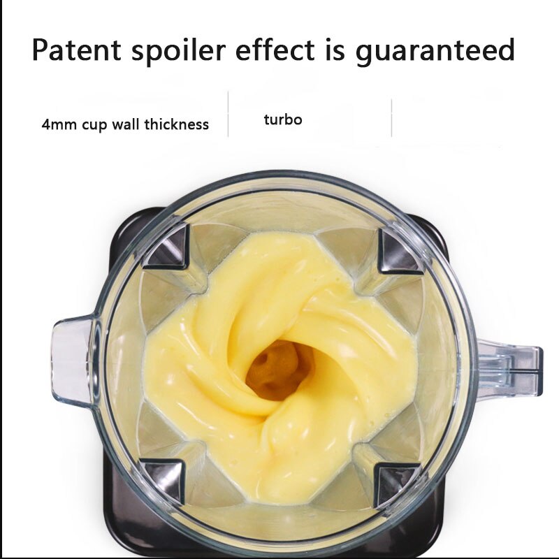 Blender Juicer Food Processor Smoothie Maker 2000W High Power 25000RPM 4 Preset Menus 2L BPA FreeAMZCHEF Blender NY-8088