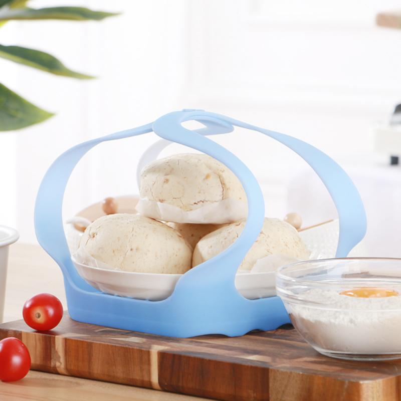 Accessoires de cuisine en Silicone de alimentaire micro-ondes Silicone gâteaux au fromage oeuf vapeur pour la cuisson des aliments panier à vapeur plateau à vapeur