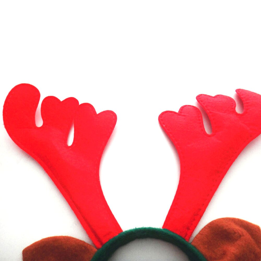 6 Pcs Reindeer Antlers Headbands Christmas Hair Hoop Pet Costume Headpiece for Kids Party Christmas Headdress Props