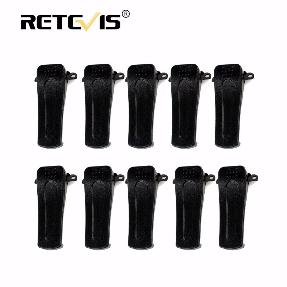 10pcs Originele Retevis H777 Riemclip Voor Baofeng BF-888S BF-666S BF-777S Retevis H-777 Walkie Talkie Accessoires J9104T