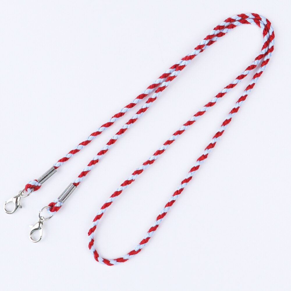 10 stuks/partij masker ophangkoord lanyard 70cm voor het opbergen van maskers maskers bewaren houder houder touw anti-verlies anti masker ophang nek touw: Kleur 7