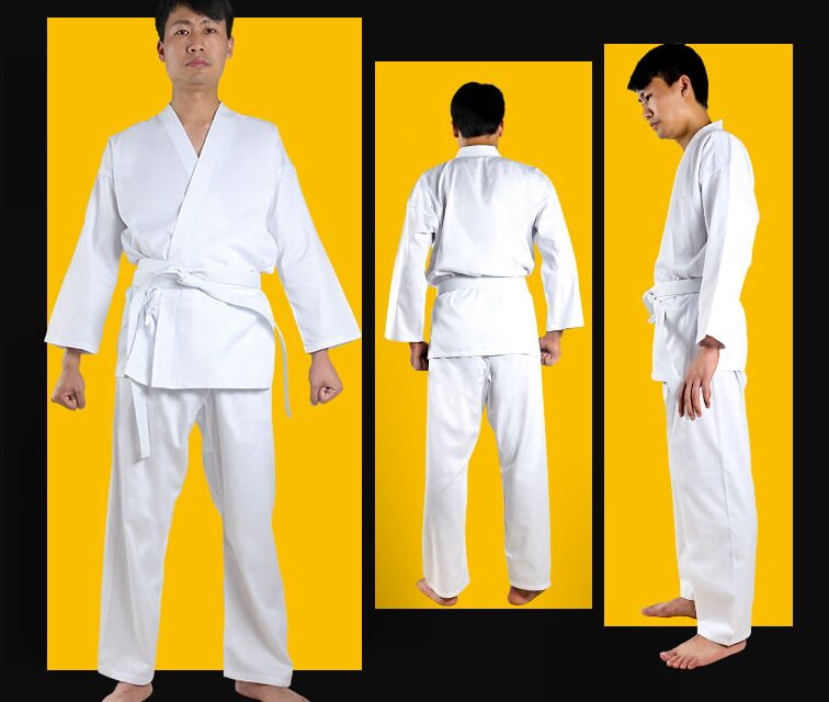 Traje de entrenamiento uniforme de Karate ropa transpirable de rendimiento de Karate equipo de ropa para estudiantes y adultos