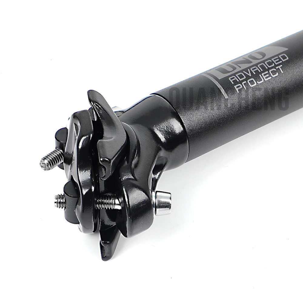 UNO-tija de sillín ultraligera para bicicleta de montaña, tubo de sillín de 350/400mm, 27,2/30,9/31,6mm, compensa 5mm, piezas de bicicleta de carretera