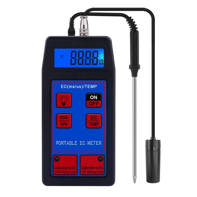 Newest EC-8423 Digital EC Meter 2 in 1 TEMP EC Tester Conductivity Meters Water Test Tool for Pool Drink Water A