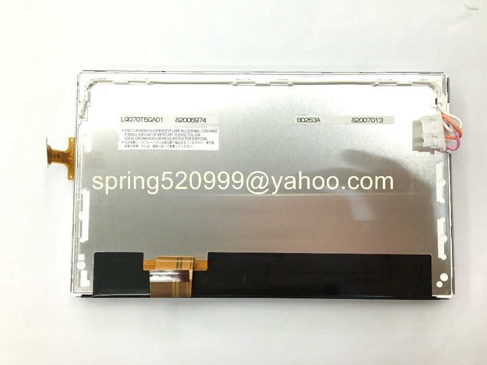 Brand 7inch LCD display LQ070T5GA01 LQ070T5GC01 Screen for Toyota Camry car GPS navigation lcd modules