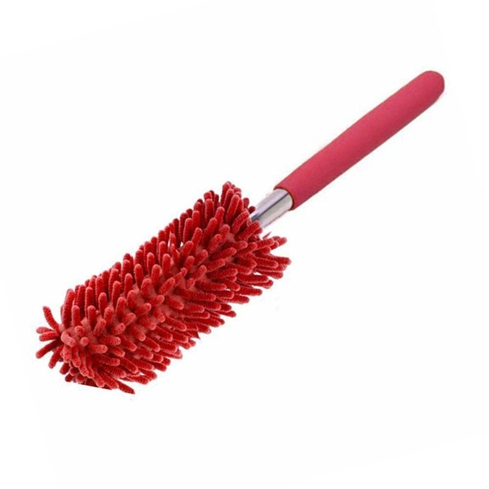 Telescopic Microfibre Duster House Cleaning Extendable Cleaner Dust Long Handle Sweeper Dusters Retractable Extension Type: Red