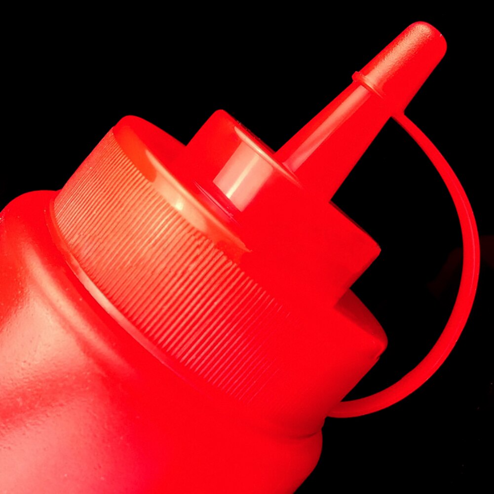 1Pc 340ml 12oz Squeeze Bottle Souce Bottle Condiment Dispenser Ketchup Mustard Soybean Sauce Vinegar Gravy Boats