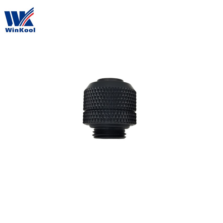 WinKool (8 stks/partij) 3/8 "ID X 1/2" OD (9.5X12.7mm tubing) waterkoeling Compressie Fittingen G1/4 "draad