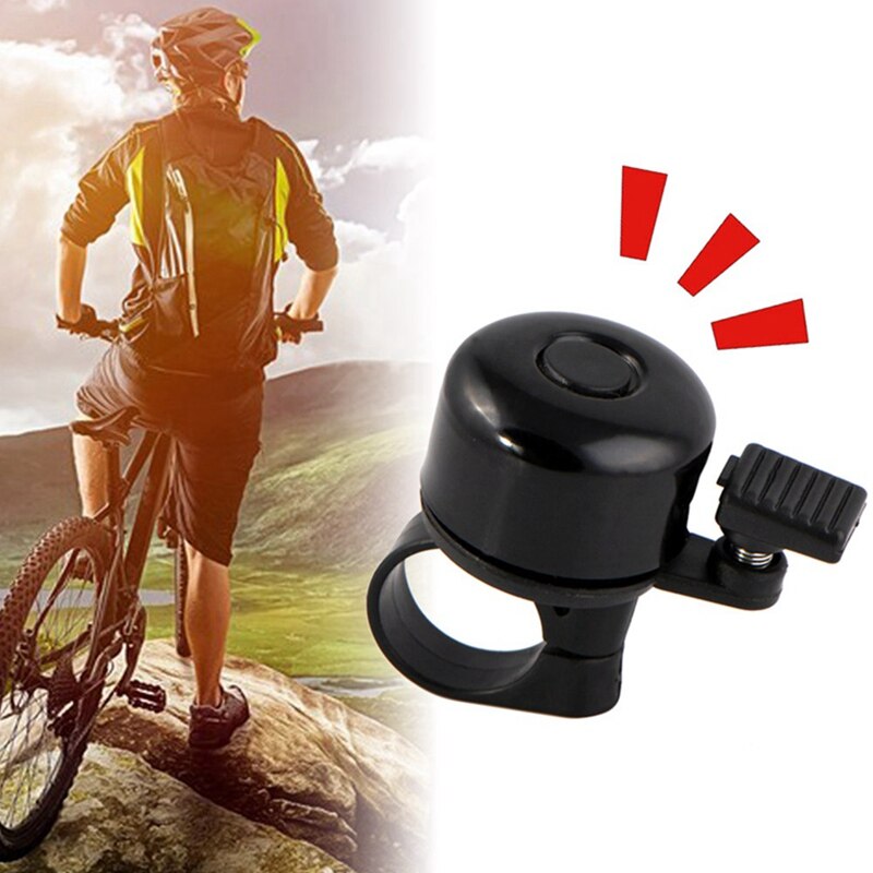 Bicycle Handlebar Metal Ring Mini Bike Bell Horn Sound Alarm Folding Cycling Accessory Outdoor Protective Bell Rings