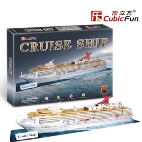 Cruiseschip Costa Avonturen Carnaval Papier 3D Puzzel Model