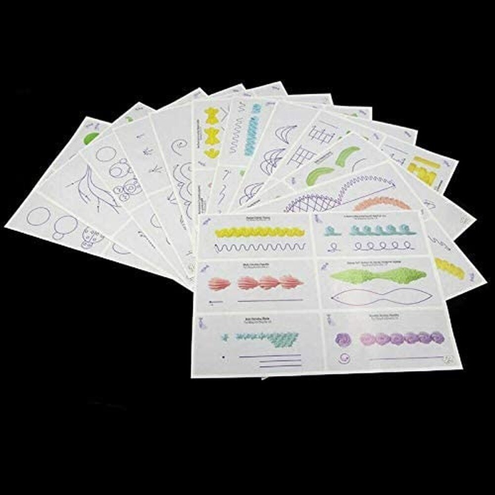 23 Sheet Cake Decorating Praktijk Board Icing Tekening Papier Sugarcraft Mould