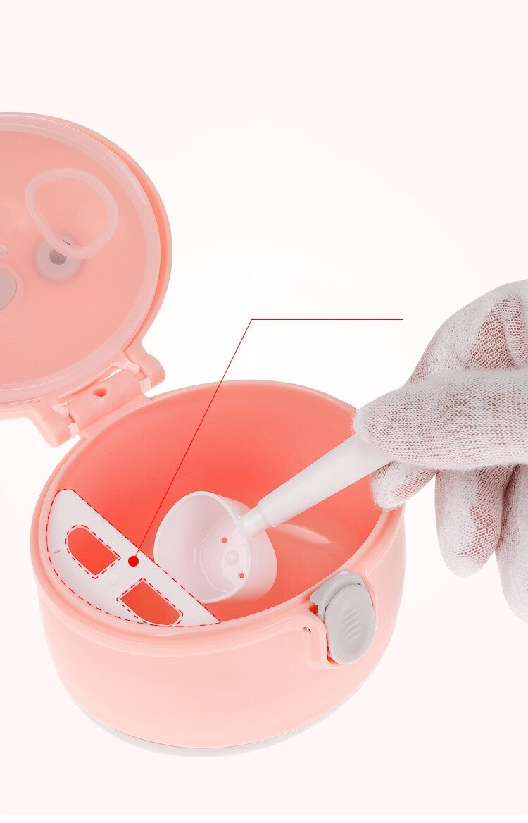 Baby Formula Milk Storage Infants Portable Milk Powder Formula Dispenser Food Container Storage Feeding Box for Kids Food PP Box